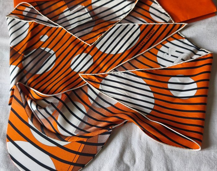 Hermès - Pointu Cap Orange H2O by Bali Barret - Foulard - Image 8
