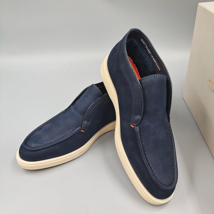 Santoni-UK6.5-With real Fur - Loafers - Size: EU 40 - New in box - Image 8