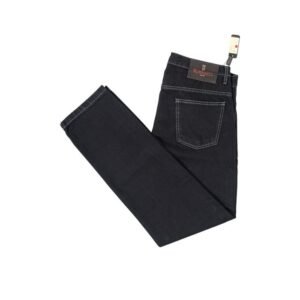 RUBINACCI NAPOLI - 46 IT - Black Denim Jeans Trousers Pant Cotton Regular Fit - Trousers - New with tags