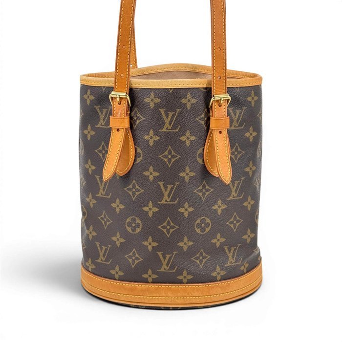 Louis Vuitton - Bucket PM Monogram Canvas Brown Shoulder Bucket Bag M42238 - Tote bag - Image 2