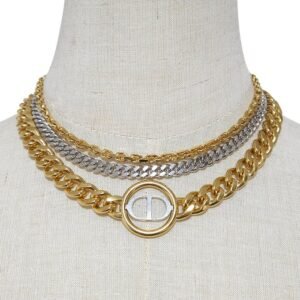 Dior - Gold-plated, Metal, Silver-plated - Necklace