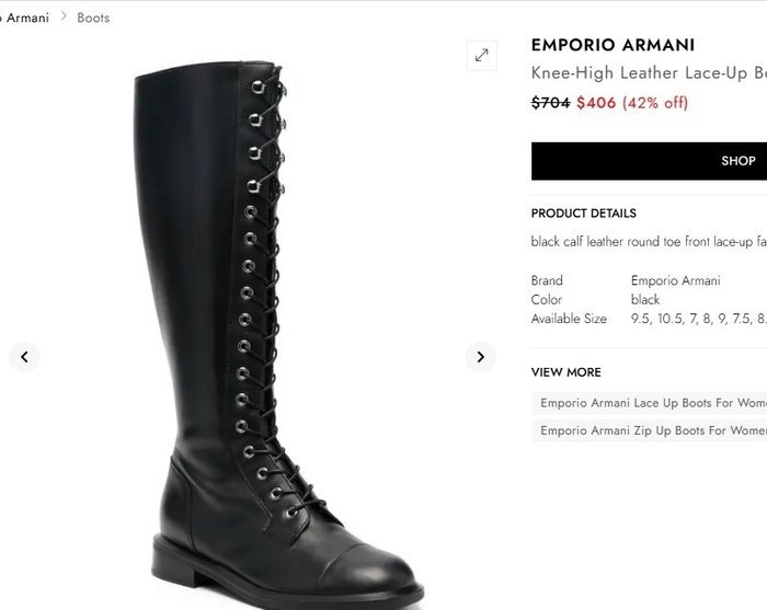 Emporio Armani - RRP 650 EUR - Boots - Size: EU 37 - New in box - Image 2
