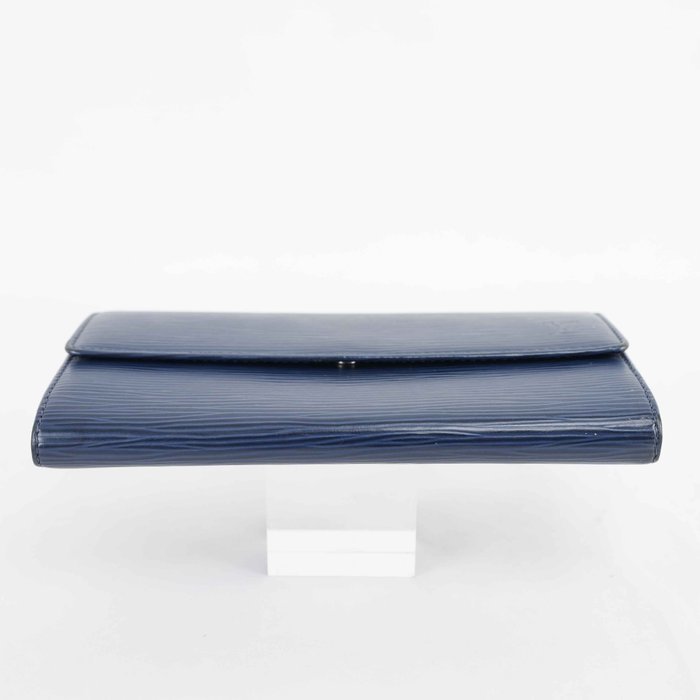 Louis Vuitton - Epi Leather Wallet Blue Long Wallet Silver-Tone Hardware Made in Spain - Wallet - Image 7