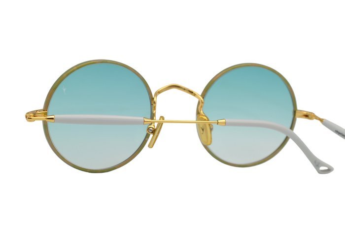 Other brand - EYEPETIZER, QUATRE - Made in Italy - Round Design - Acetate & Gold Metal - *New* - Sunglasses - Image 8