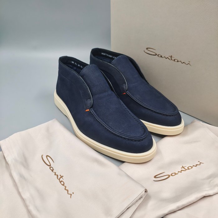Santoni-UK6.5-With real Fur - Loafers - Size: EU 40 - New in box