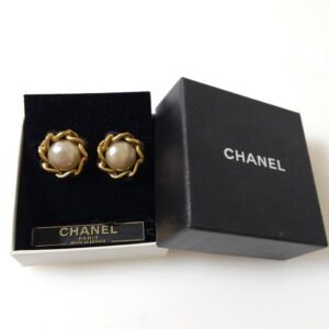 Chanel - Gold-plated, Leather - Earrings