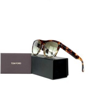 Tom Ford - Alberto, TF1077/S-55G, Cat: *2, Subtle Mirrored, Gold & Havana, Olive Gradient, Signature T temples - Sunglasses