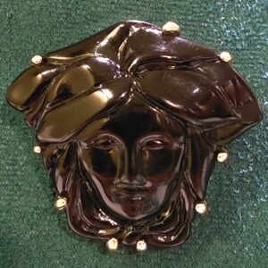 Versace - Gold-plated, Resin - Brooch - Versace vintage 1990