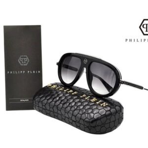 Philipp Plein - PLEIN LEGACY SPP151 700Y - Made in Italy - Acetate & Silver Titanium Design - *New* - Sunglasses