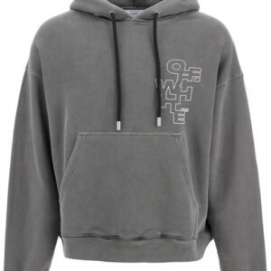 Off White - Outline Arrow Hoodie met Iconic Arrow Motif - Hoodie