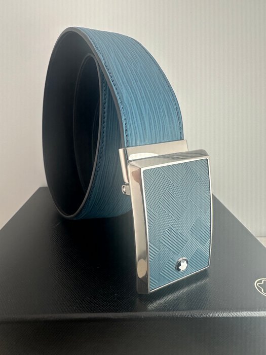 Montblanc - reversible Blue/brown - Belt - Image 8