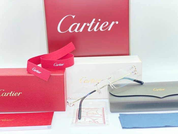 Cartier - Piccadilly Silver Gold Planted 18k - Spectacles - Image 7