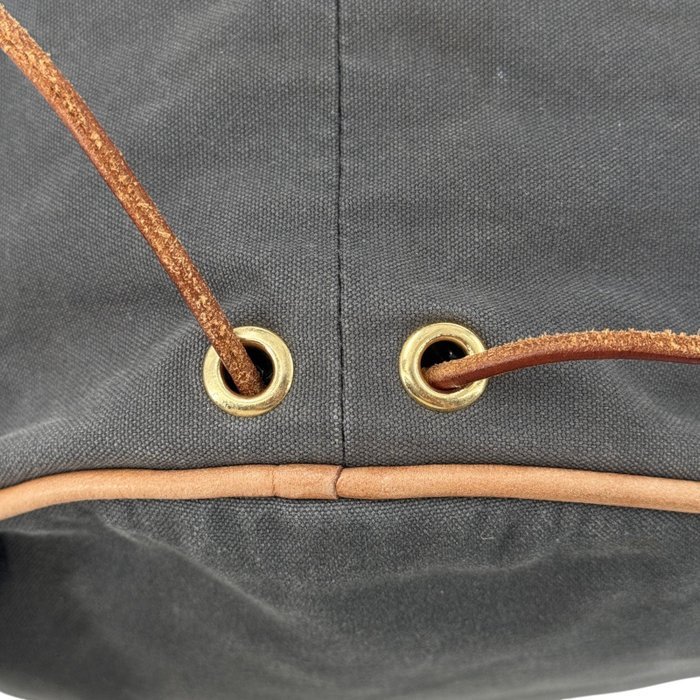 Hermès - Polochon Mimile GM Grey Canvas Drawstring Backpack - Shoulder bag - Image 8