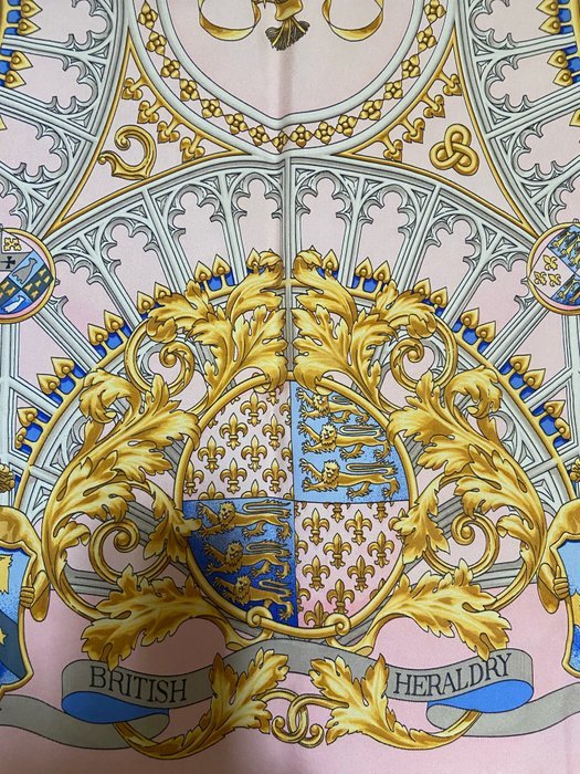 Hermès - " British Heraldry" by Rybal 1969 Limited Edition - Scarf - Image 5