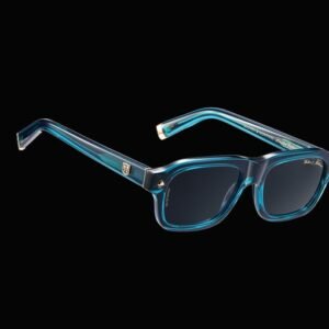 Handmade - Walton & Mortimer No.70 Codename: "SMOKE" Unit 41/99 "Aqua Blue" - Sunglasses