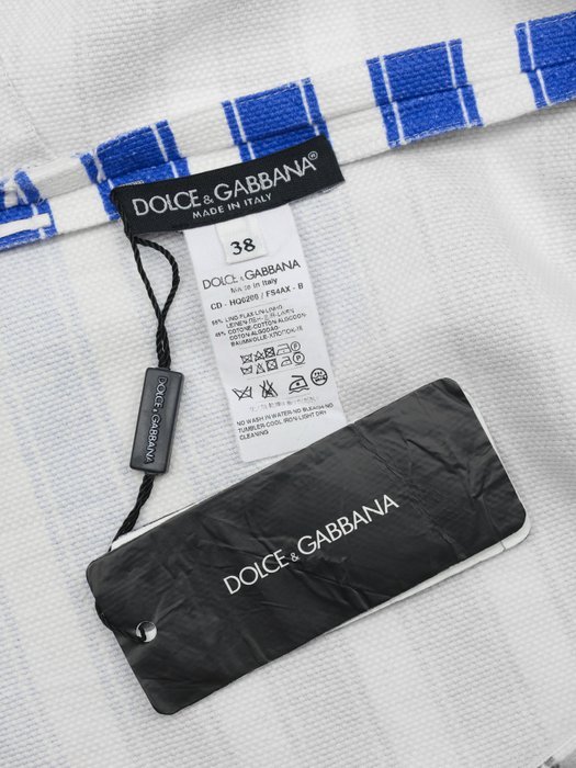 Dolce & Gabbana - Linen & Cotton - Dress - New with tags - Image 3