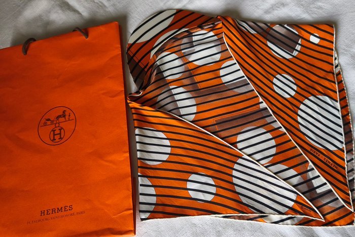 Hermès - Pointu Cap Orange H2O by Bali Barret - Foulard - Image 4