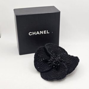Chanel - Metal, Gold-plated, Fabric - Brooch