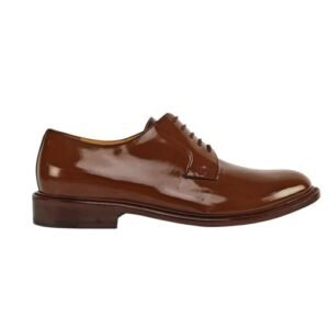 TESTONI - 8 UK - 42 IT - "Vietri" Derby Shoes Lux Calf Brush Off Espresso - Lace-up shoes - Size: EU 42 - New in box