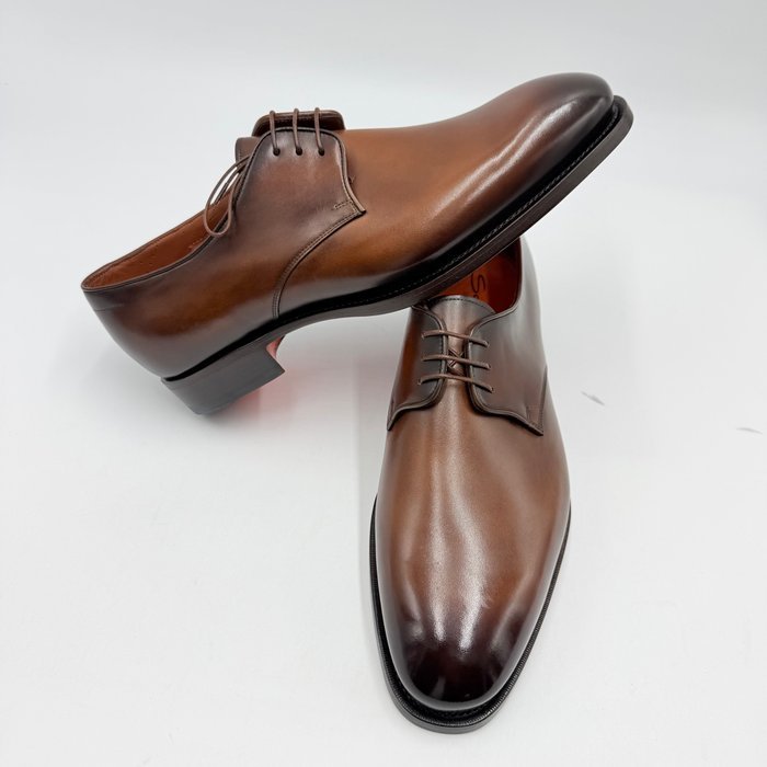 Santoni - Lace-up shoes - Size: EU 43 - New in box - Image 5