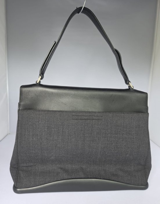 Prada - Vintage handtas – Pocono nylon & kalfsleer – zwart - Handbag - Image 4