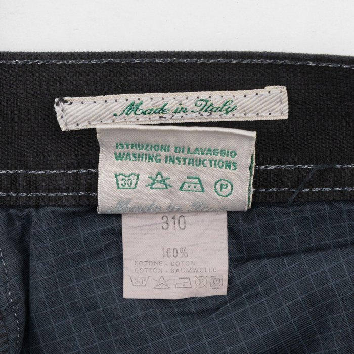 LUIGI BORRELLI NAPOLI - 50 IT - Black Denim Jeans Pant Cotton Made in Italy - Trousers - New with tags - Image 7