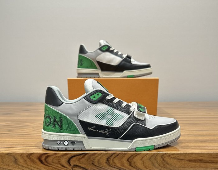 Louis Vuitton - LV Trainer Monogram Strap - Sneakers - Size: EU 43.5 - Image 2