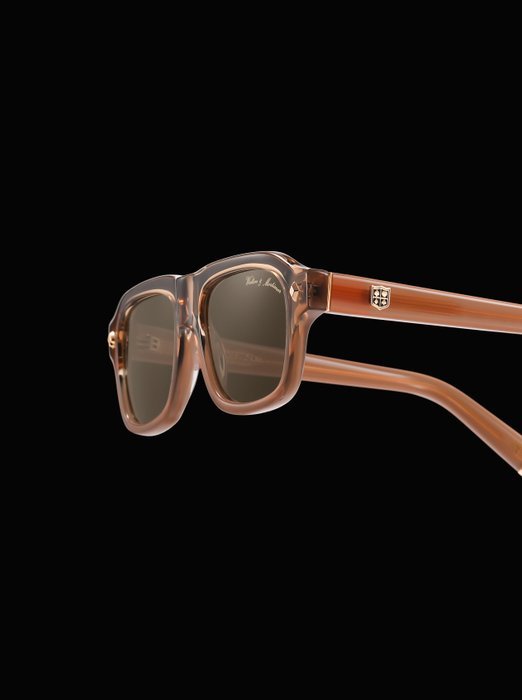 Handmade - Walton & Mortimer No.70 Codename: "SMOKE" Unit 14/99 "Onyx Ombre" - Sunglasses - Image 6