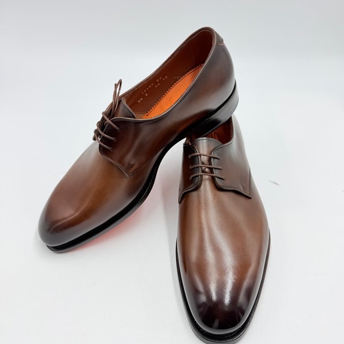 Santoni - Lace-up shoes - Size: EU 43 - New in box - Image 8