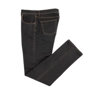 LUIGI BORRELLI NAPOLI - 52 IT - Charcoal Wash Denim Jeans Pant Cotton - Trousers - New with tags