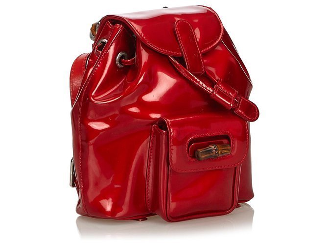 Gucci - Zainetto Vintage Rare Bambù - Backpack - Image 2
