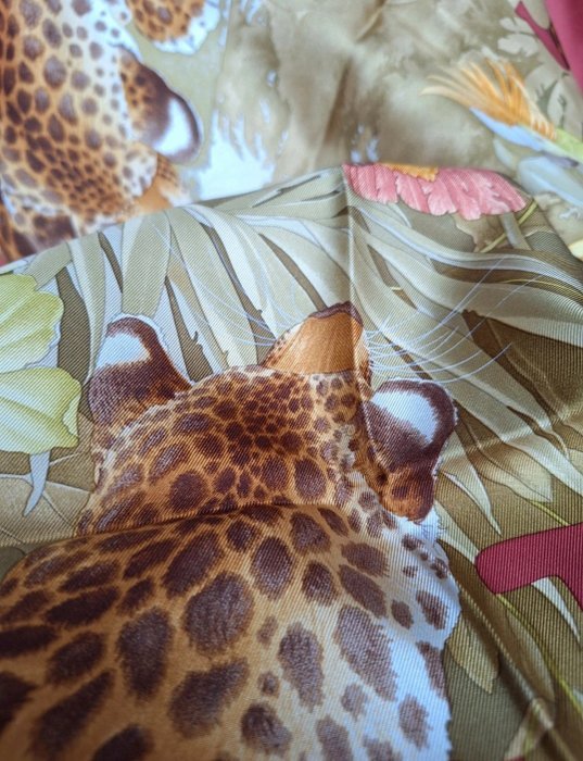 Salvatore Ferragamo - Stampa "Jungle/Puzzle" - Foulard - Image 7
