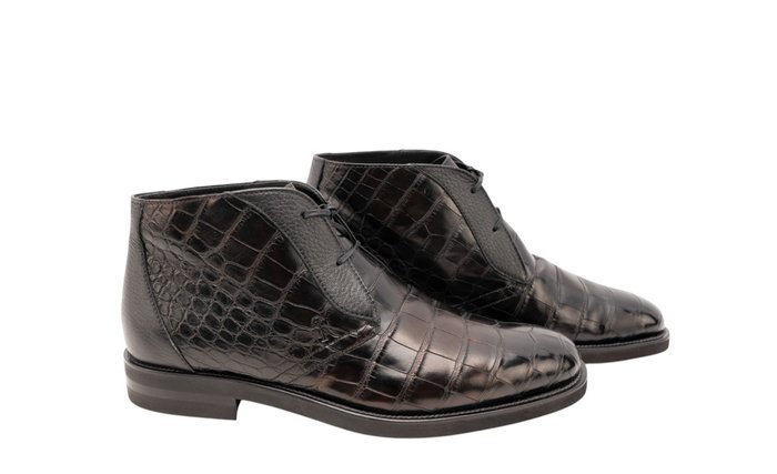 STEFANO RICCI – 7 UK - 41 IT - Rare Ankle Boot Shoes 100% Alligator – Handmade Luxury - Ankle boots - Size: EU 41 - New in box - Image 2