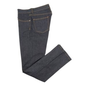 LUIGI BORRELLI NAPOLI - 50 IT - Raw Blue Denim Jeans Pant Cotton Made in Italy - Trousers - New with tags