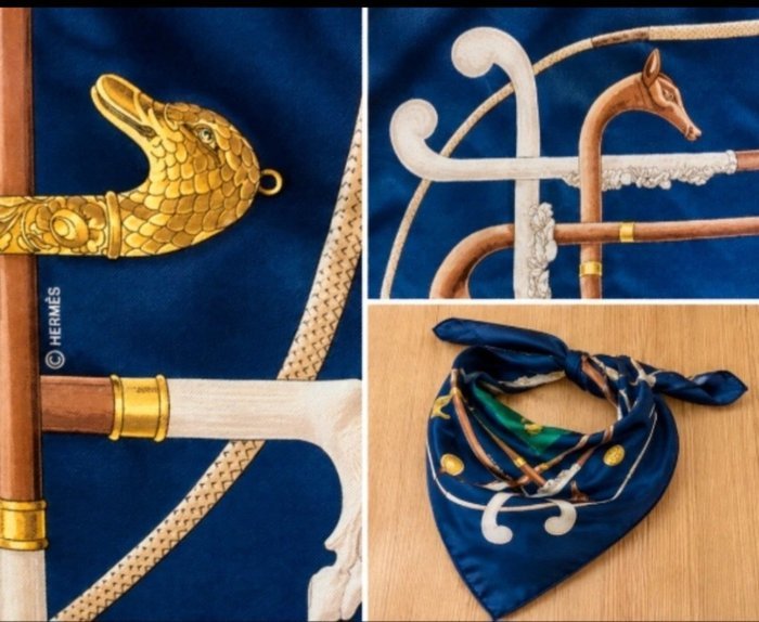 Hermès - Cannes et Pommeaux - Foulard - Image 2