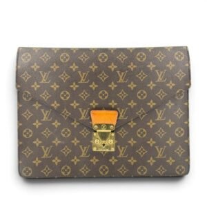 Louis Vuitton - Porte Documents Senateur Monogram Canvas Brown M53335 - Briefcase
