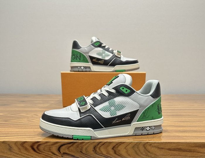 Louis Vuitton - LV Trainer Monogram Strap - Sneakers - Size: EU 43.5 - Image 3