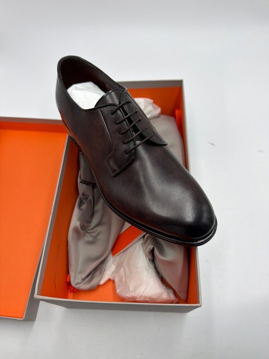 Santoni - Lace-up shoes - Size: EU 41.5 - New in box - Image 8