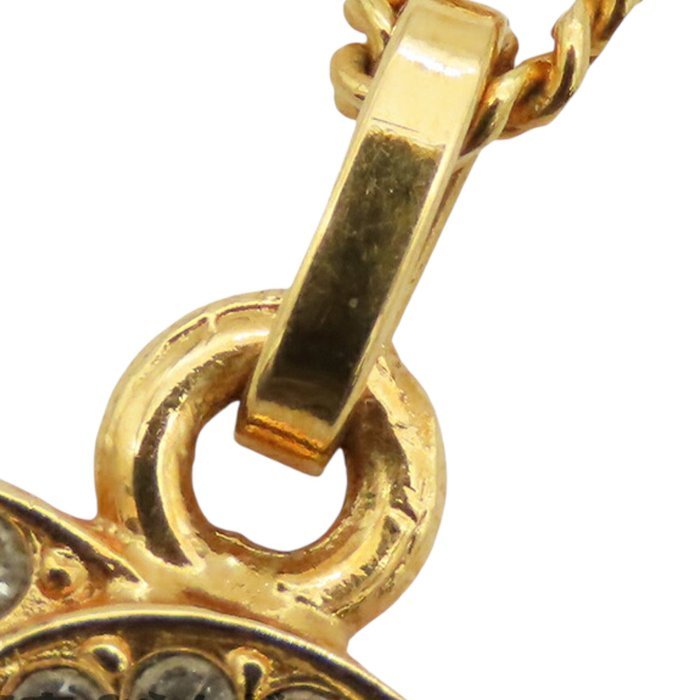 Chanel - Synthetic gemstone - Gold-plated - Necklace with pendant - Authentic Chanel Vintage - Image 5