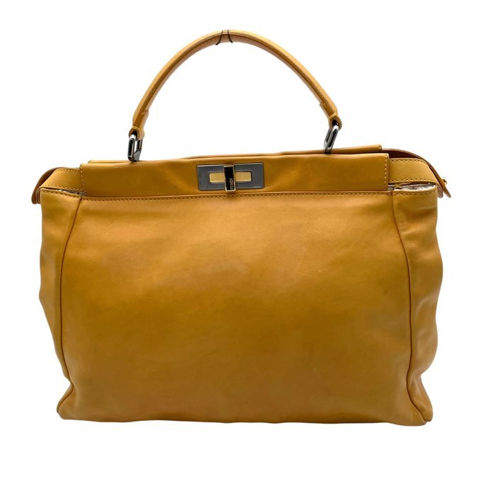 Fendi - Peekaboo Leather 2WAY Tote Bag - Tote bag - Image 3