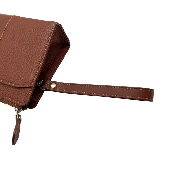 Burberry - Burberry London Embossed Leather Clutch Bag - Clutch bag - Image 5