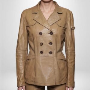 PEUTEREY Glamour Jacket Coat Genuine 100% Leather Exclusive Chic Collection Tg. M - Slim Fit - Coat