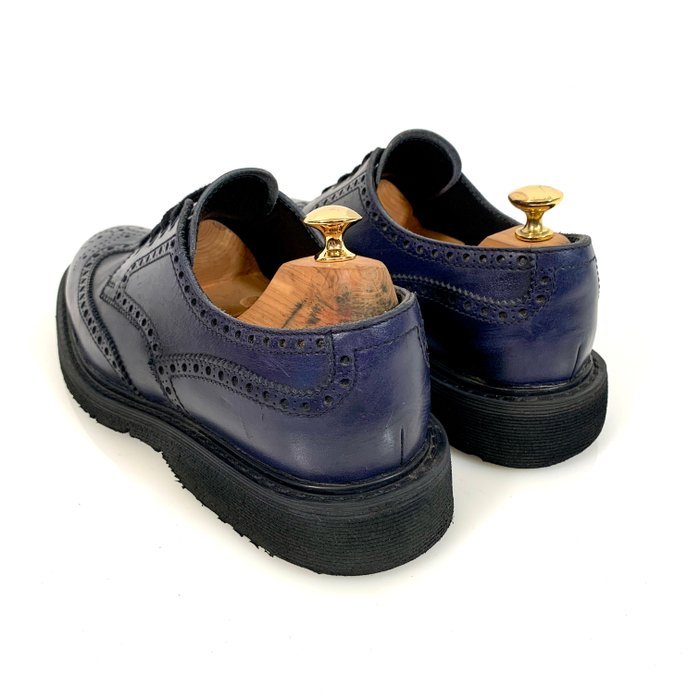 Prada Brogue Sneaker PA 312F Blue UK 9 - Sneakers - Size: EU 43 - Image 4