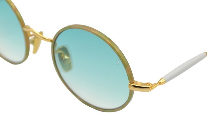 Other brand - EYEPETIZER, QUATRE - Made in Italy - Round Design - Acetate & Gold Metal - *New* - Sunglasses - Image 4