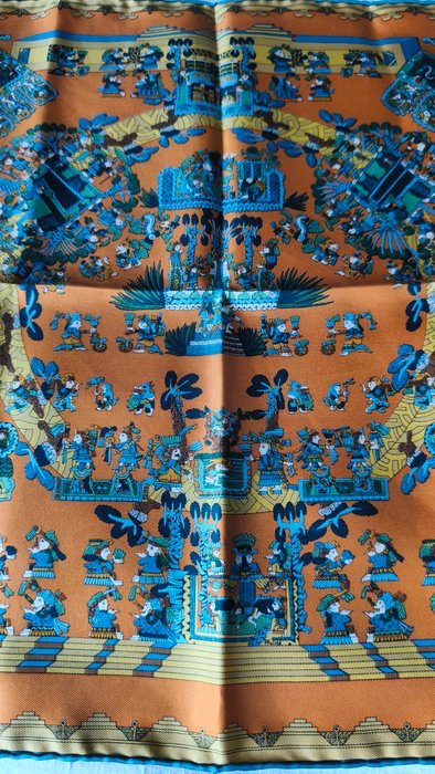 Hermès - ASTRES ET SOLEILS by Annie Faivre. Gavroche - Foulard - Image 3