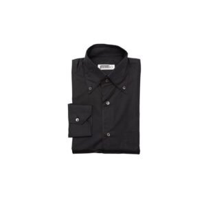 ZILLI - 14.5 - 37 - Shirt Black Pocket Button Down 100% Cotton - Shirt - New with tags