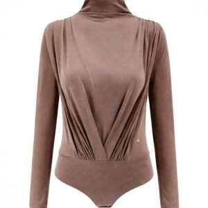Giorgio Armani- New with tags- draped camel body- Size M (42IT) - Long sleeve top - New with tags