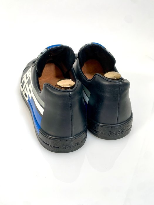 Prada Low-top Sneaker black/blue/white 4E 3409 UK 9 - In Box - Sneakers - Size: EU 43 - Image 4