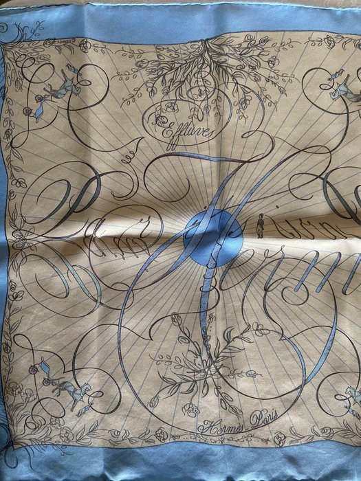 Hermès - " Effluves" by Zoè Pauwels 2003 - Scarf - Image 6