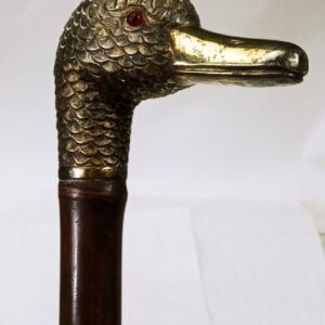 Zabytkowa Głowa Kaczki Srebro 925 - Umbrella